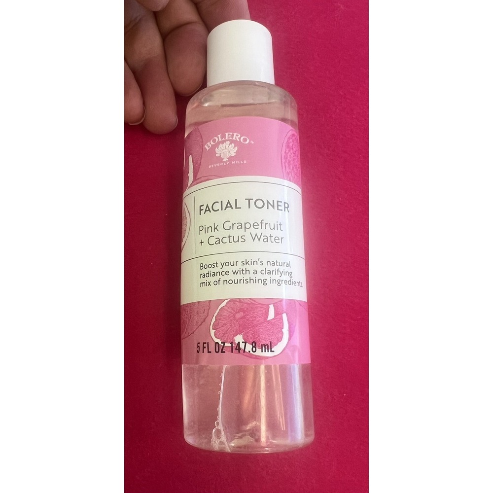 Bolero Beverly Hills Pink Grapfruit &‎ Cactus Water Facial Toner  5 oz New